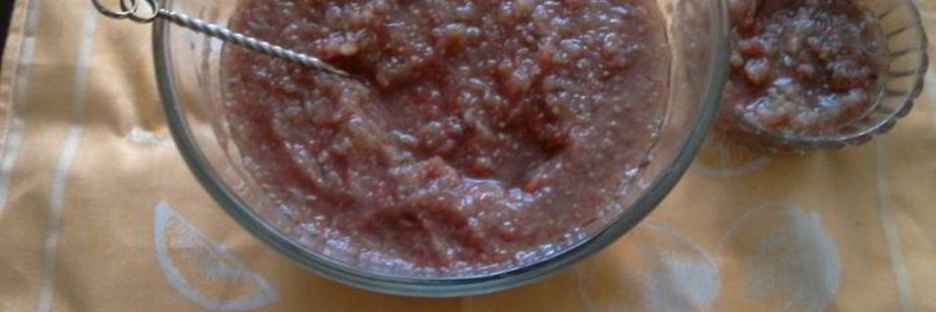 Сырая икра из синеньких баклажанов