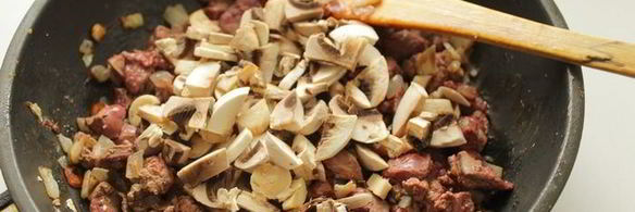 террин куриный с печенью и грибами