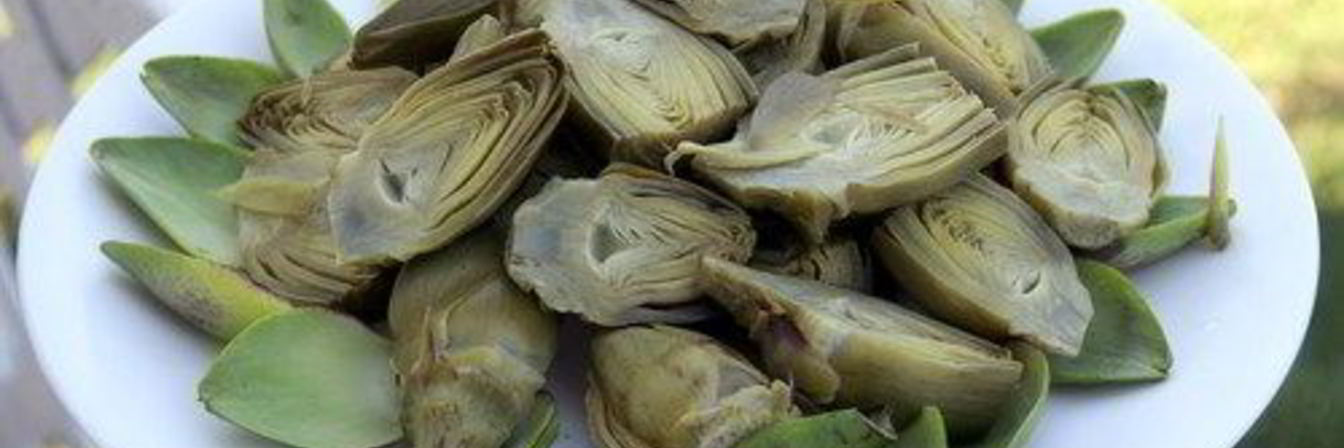 Вареные артишоки