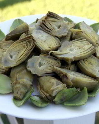 Вареные артишоки