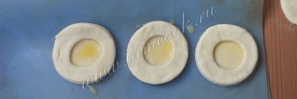 волованы с красной икрой