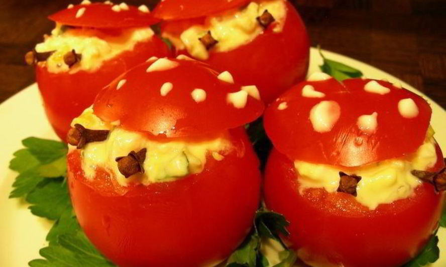 Рецепт закуски божья коровка