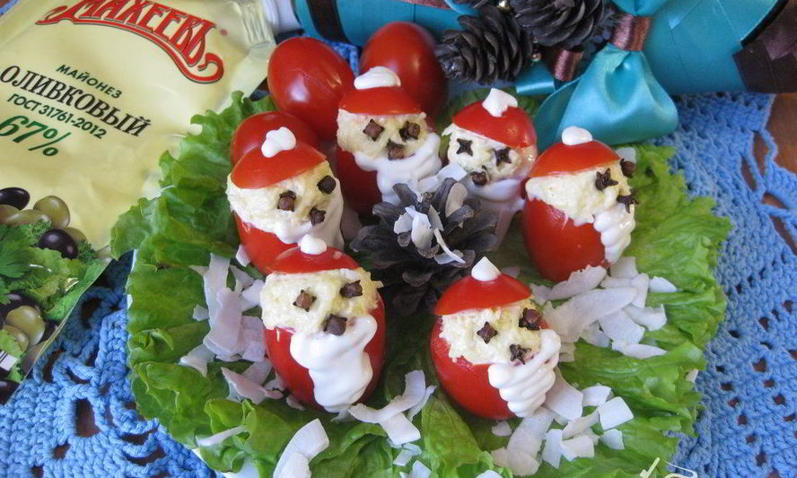 Рецепт закуски дед морозик