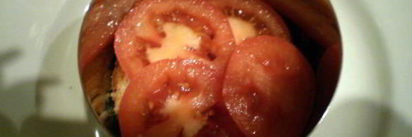 закуска из баклажан с семгой и языком