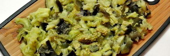 закуска из баклажанов в микроволновке