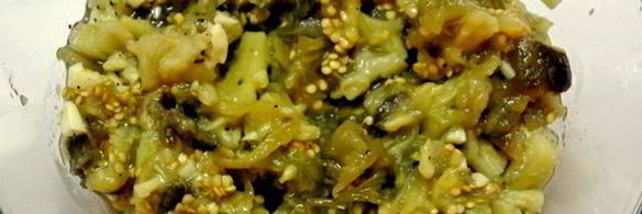 закуска из баклажанов в микроволновке