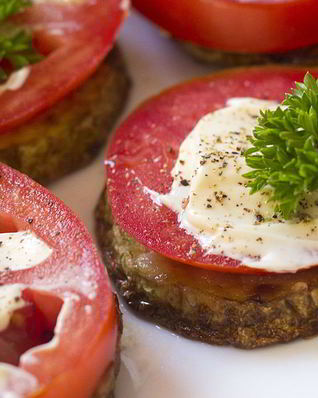 Закуска из кабачков и помидоров