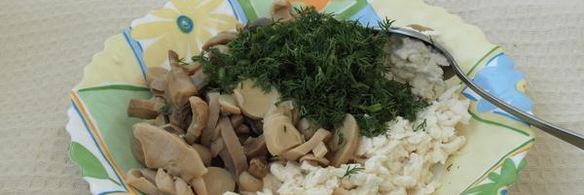 закуска из резаных шампиньонов