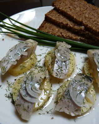 Закуска из селeдки