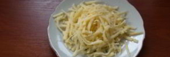 закуска из ветчины и сыра