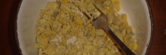 закуска из яиц с брынзой