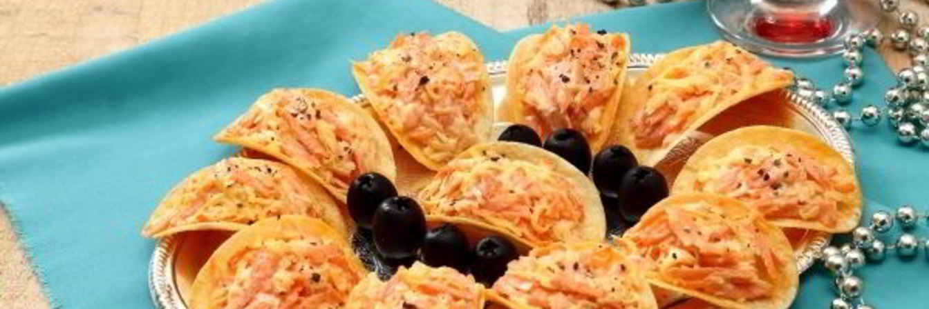 Закуска на чипсах