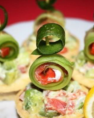 Закуска Новогодние матрешки