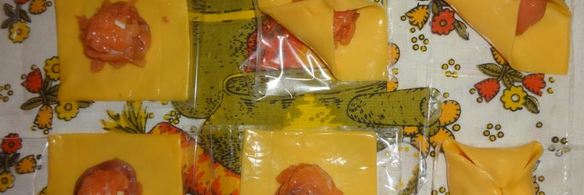 закуска сырные конвертики