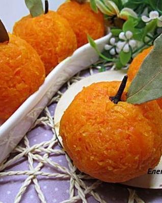 Закуска Сырные мандаринки