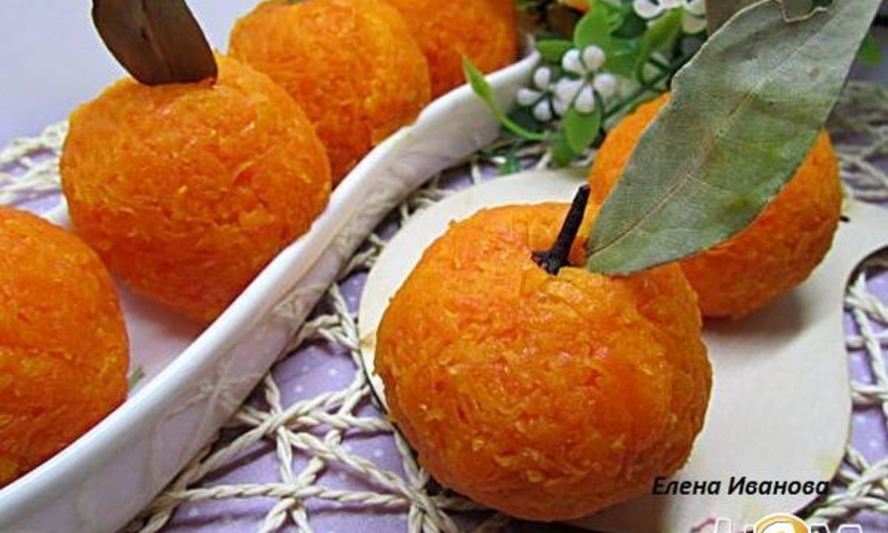 Рецепт закуски сырные мандаринки