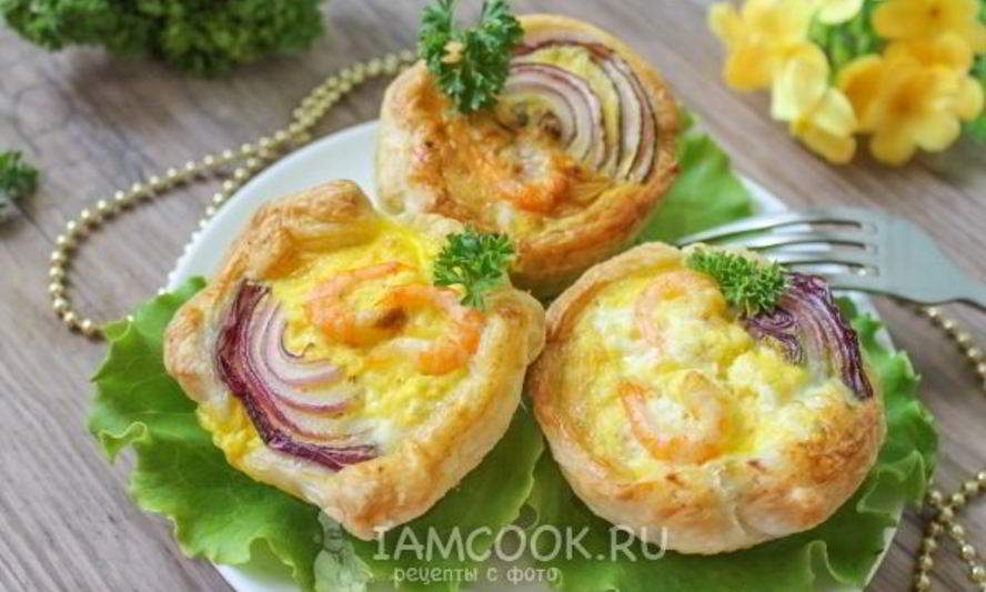 Рецепт закусочных корзинок в духовке