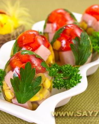 Заливные яйца