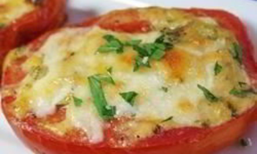 Рецепт запеченных помидоров с сыром и горчицей