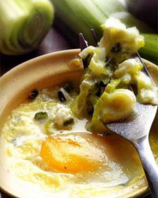 Запеченные яйца