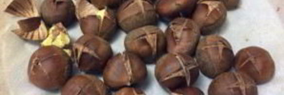 жареные каштаны