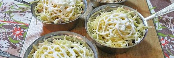 жульен с курицей и грибами