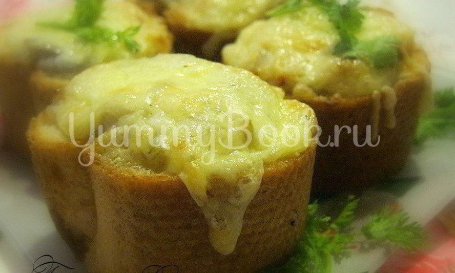 Рецепт жульена в булочках